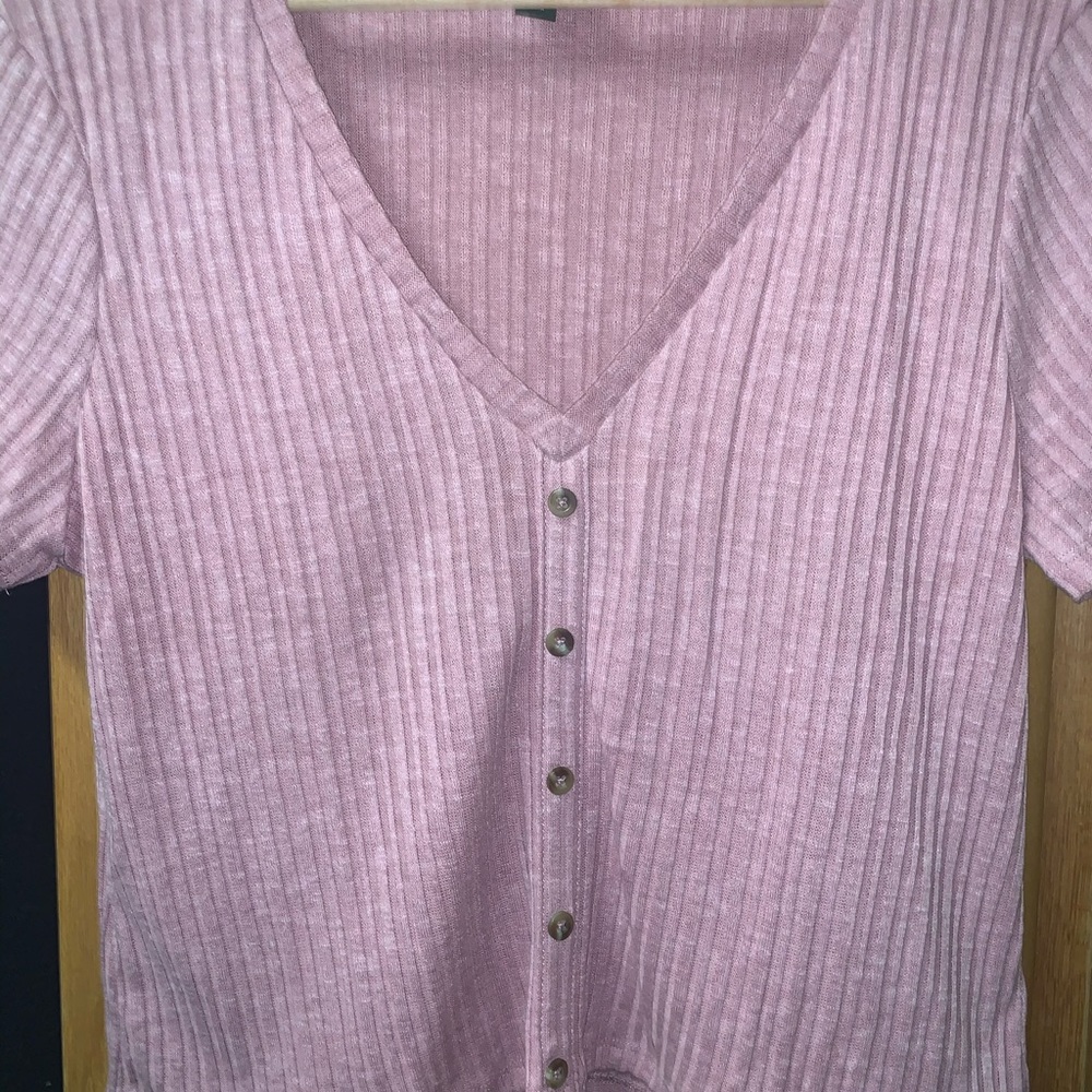 Pink Wild Fable Ribbed Top! - Picture 2 of 4